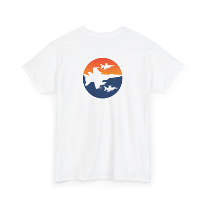 Blue Orange Fighter Jet Tee