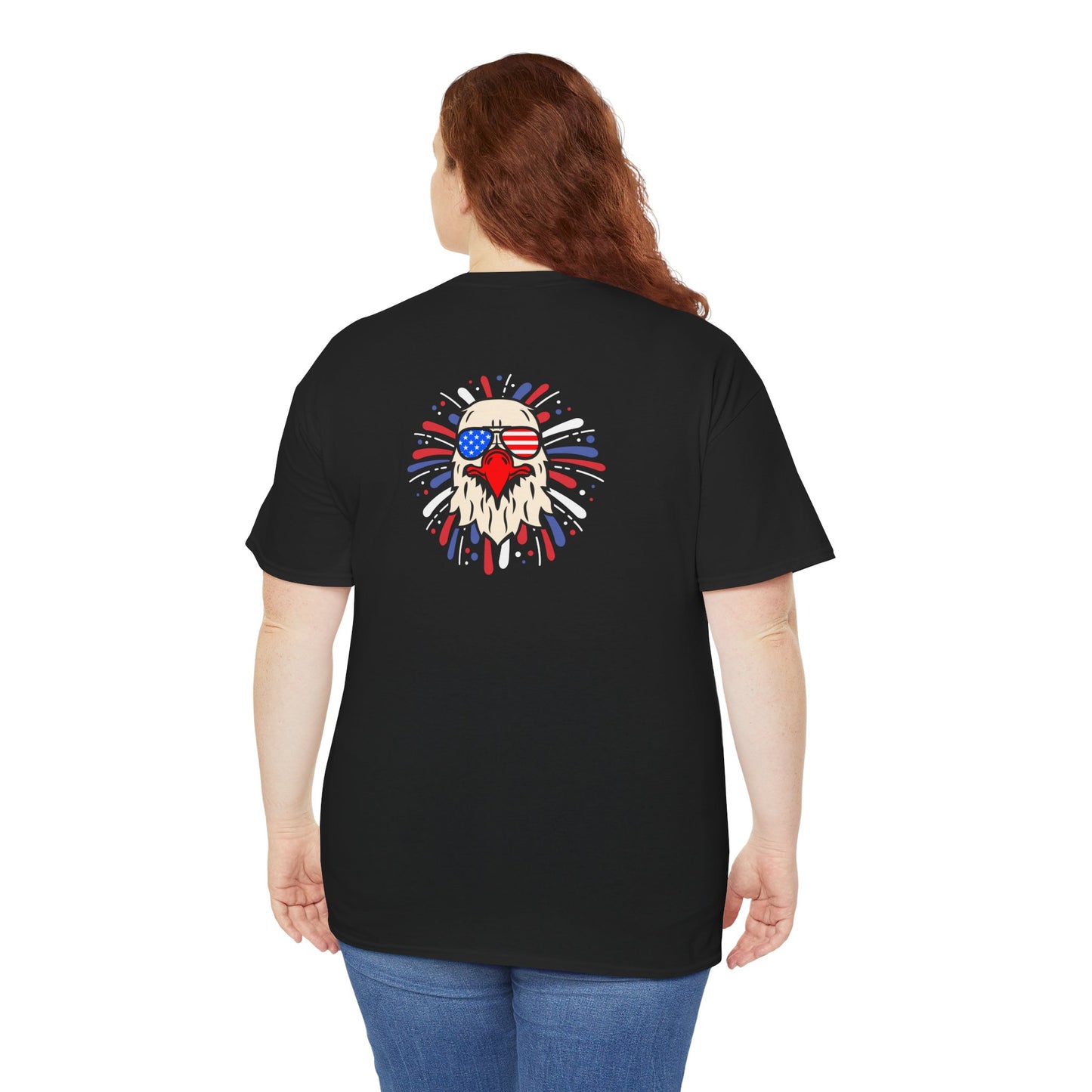 4th of July Eagle Firework - Tshirt