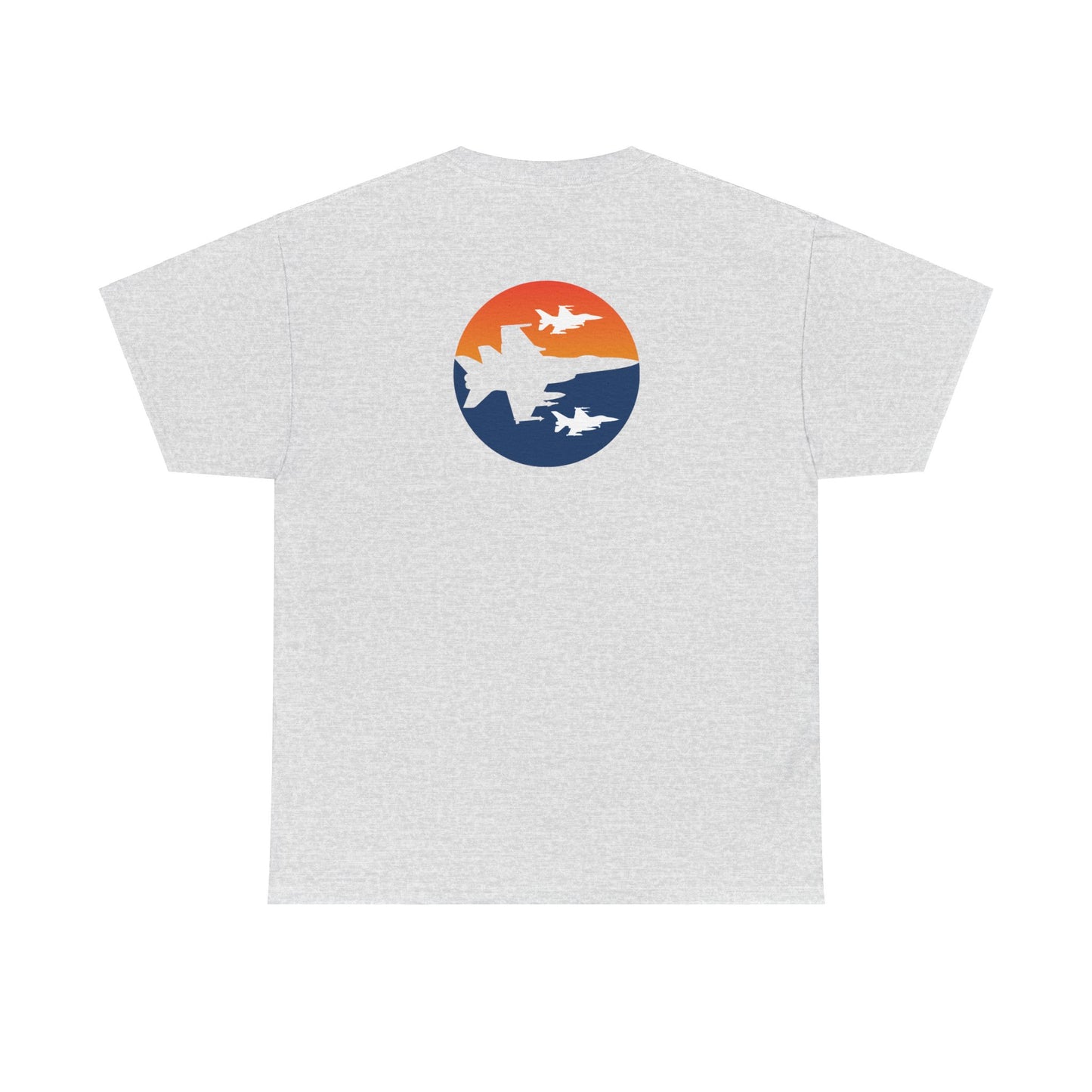 Blue Orange Fighter Jet Tee