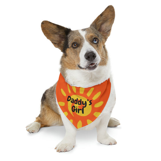 Pet Bandana Collar - Daddy Girl Dog