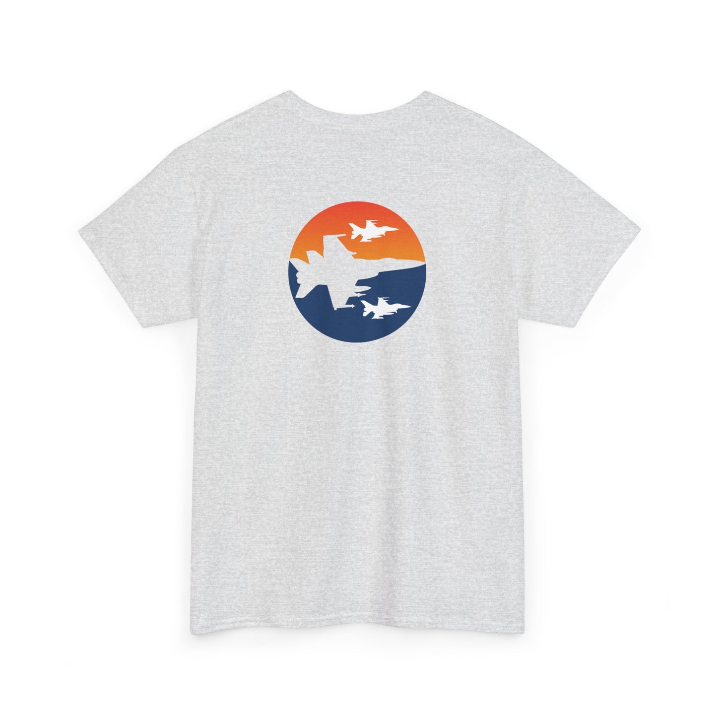 Blue Orange Fighter Jet Tee