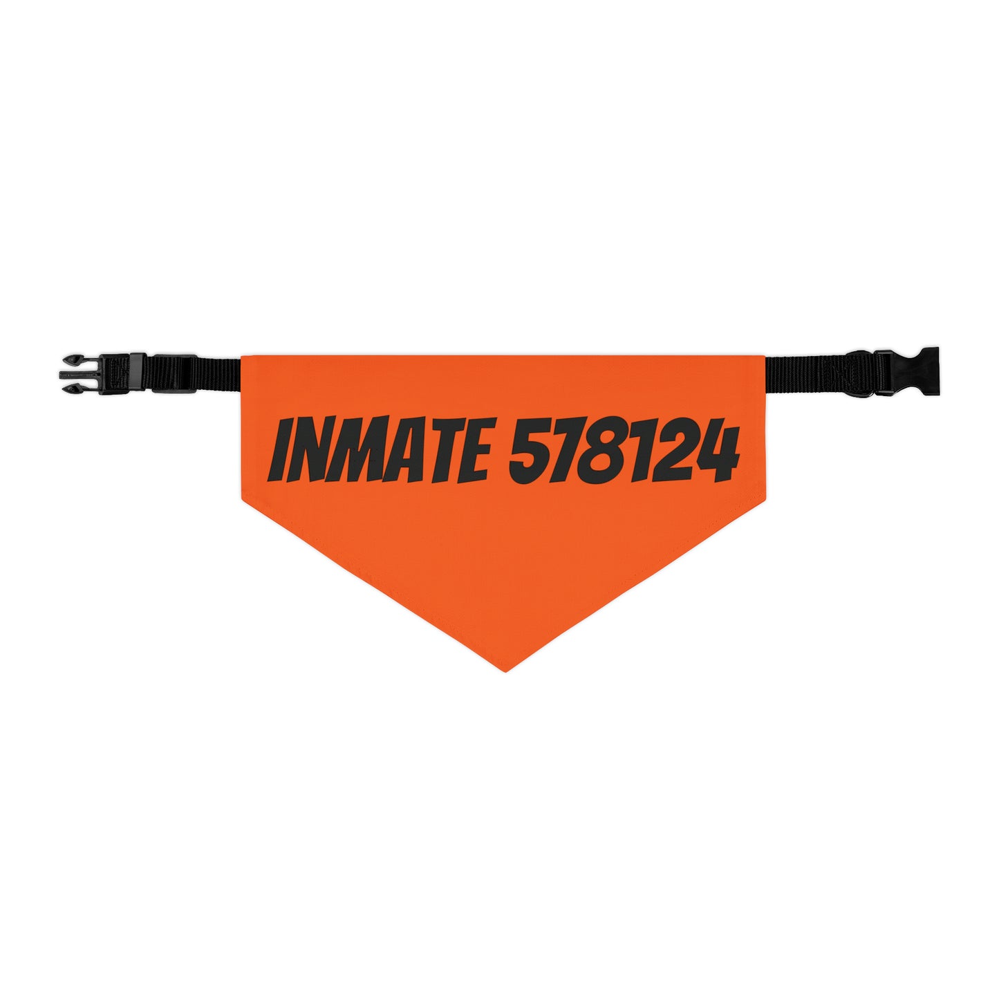 Pet Bandana Collar - Inmate Tag