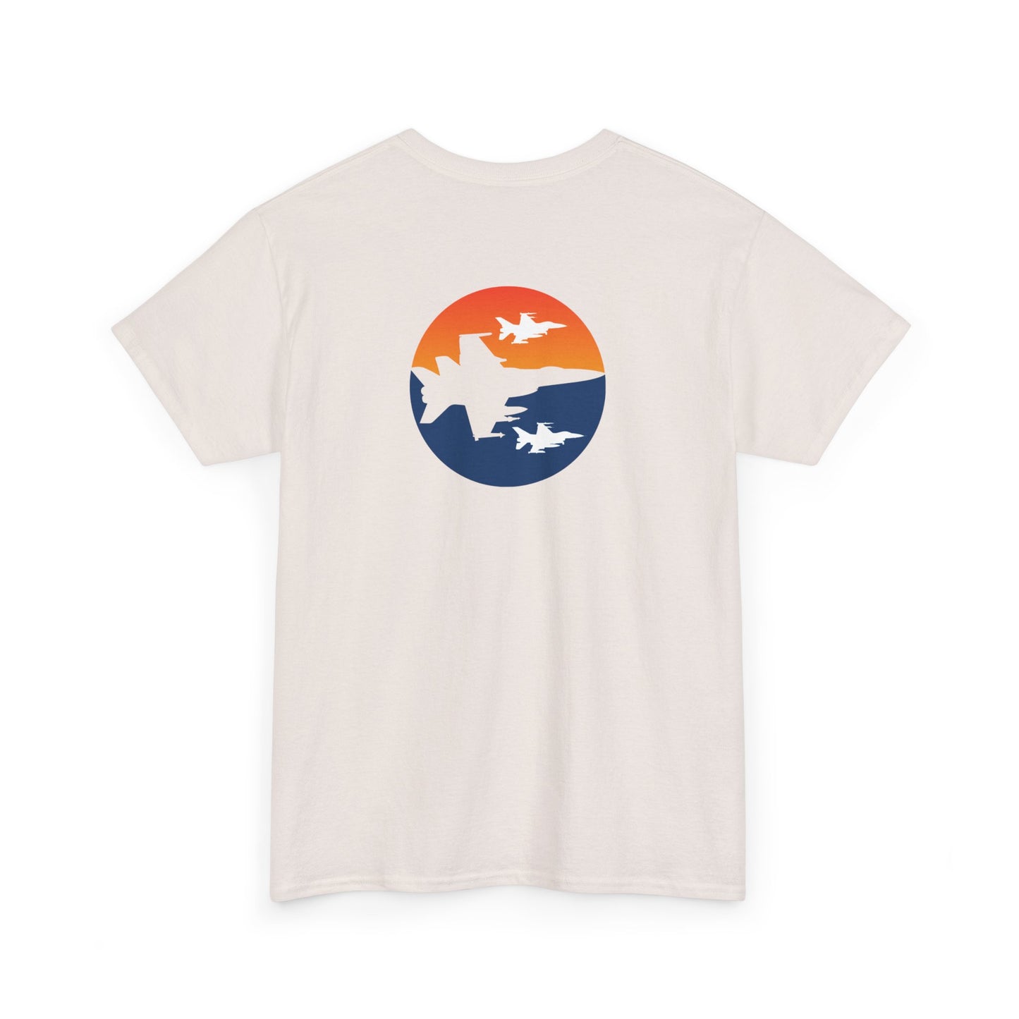 Blue Orange Fighter Jet Tee