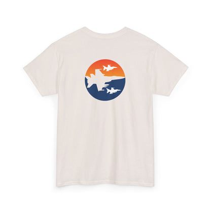 Blue Orange Fighter Jet Tee