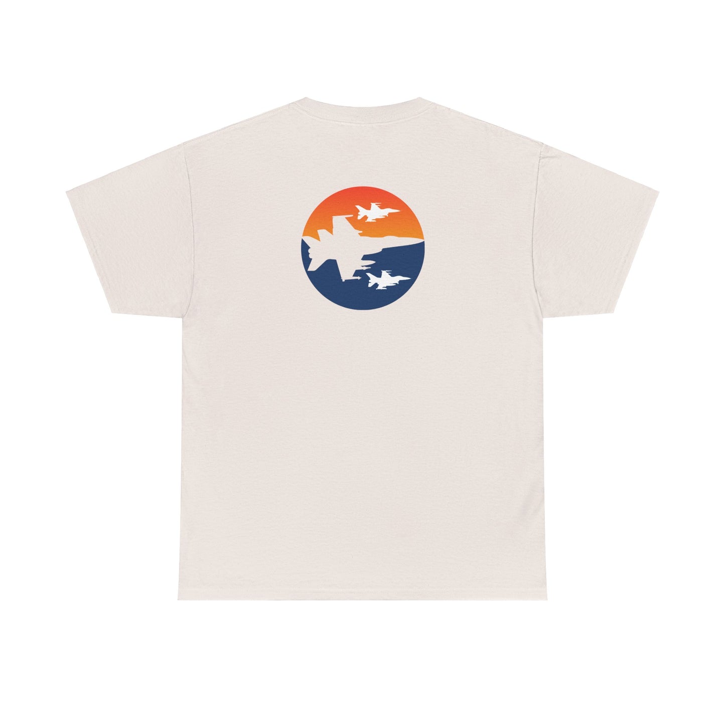 Blue Orange Fighter Jet Tee