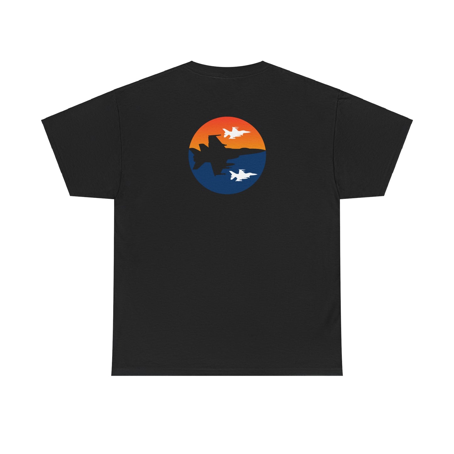 Blue Orange Fighter Jet Tee