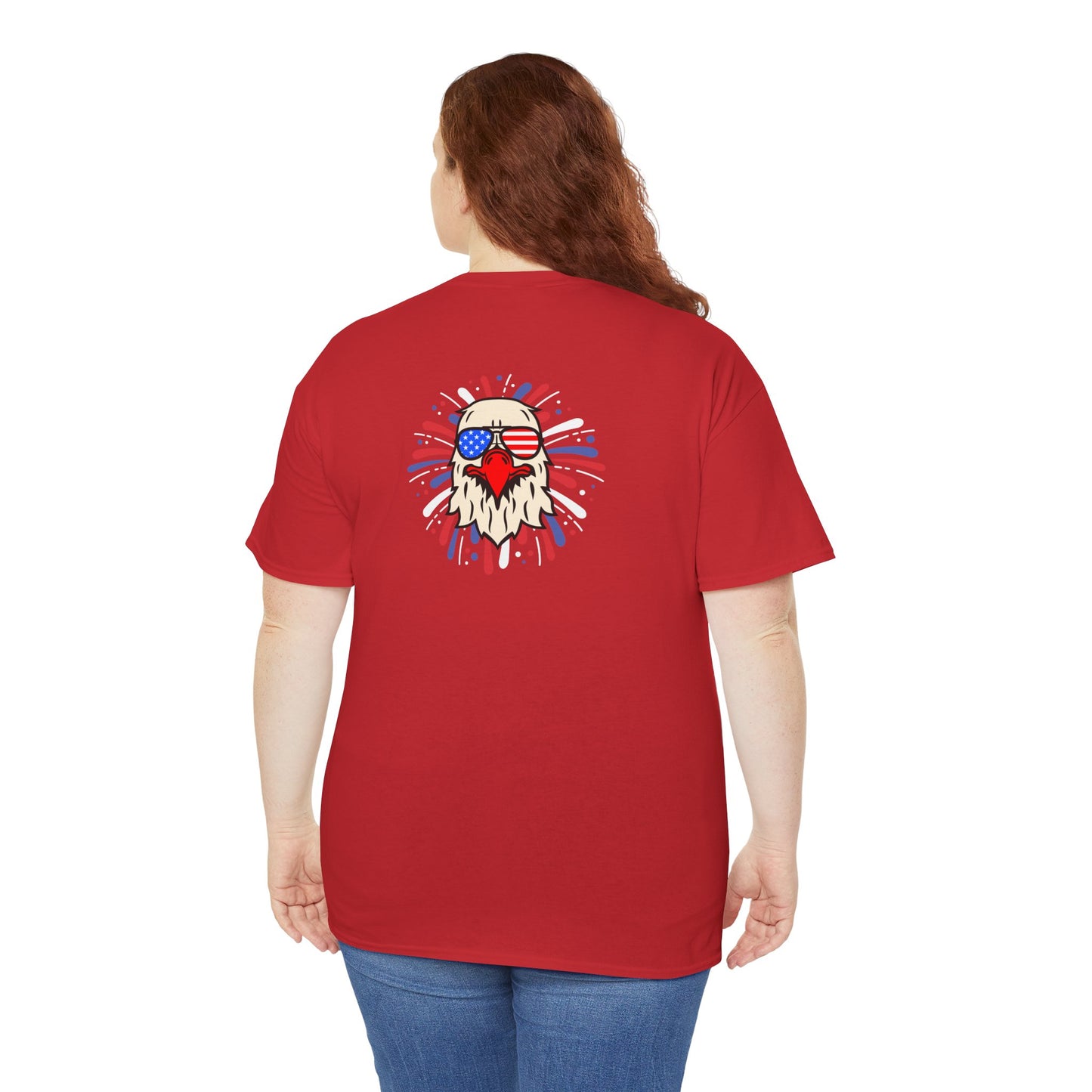 4th of July Eagle Firework - Tshirt