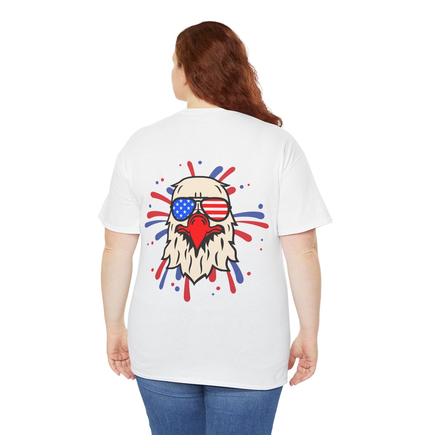 4th of July Eagle Firework - Tshirt